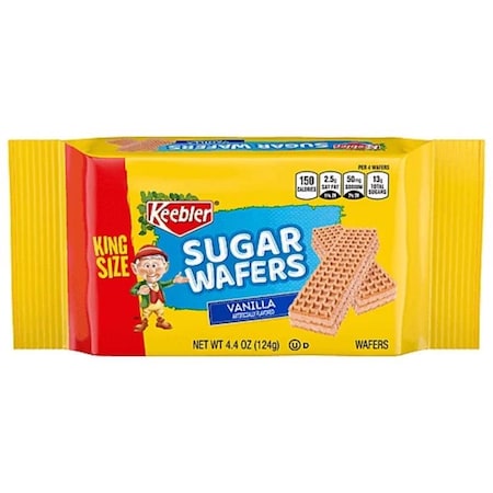Keebler Keebler King Size Vanilla Sugar Wafers 4.4 oz Pouch 759107